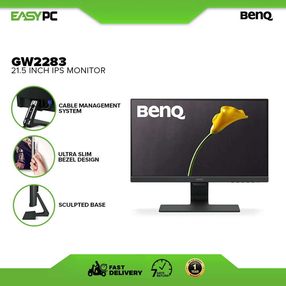 EasyPC | Benq GW2283 IPS Led Monitor 21.5, Ben Q GW 2283 Led