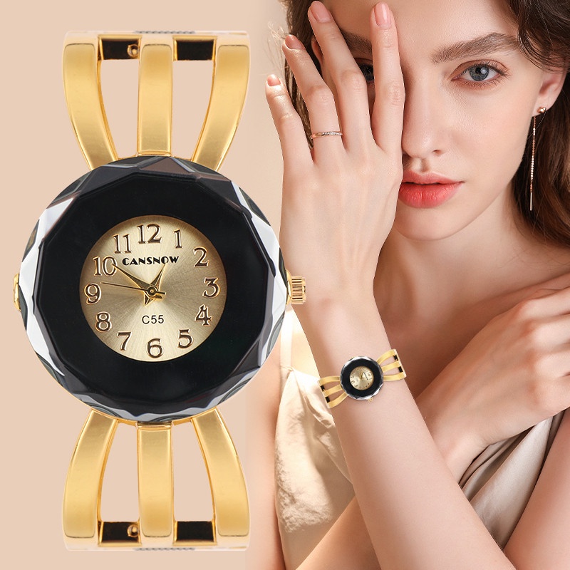 Women's Watches CANSNOW Luxury Bracelet Quartz Wristwatch Shopee