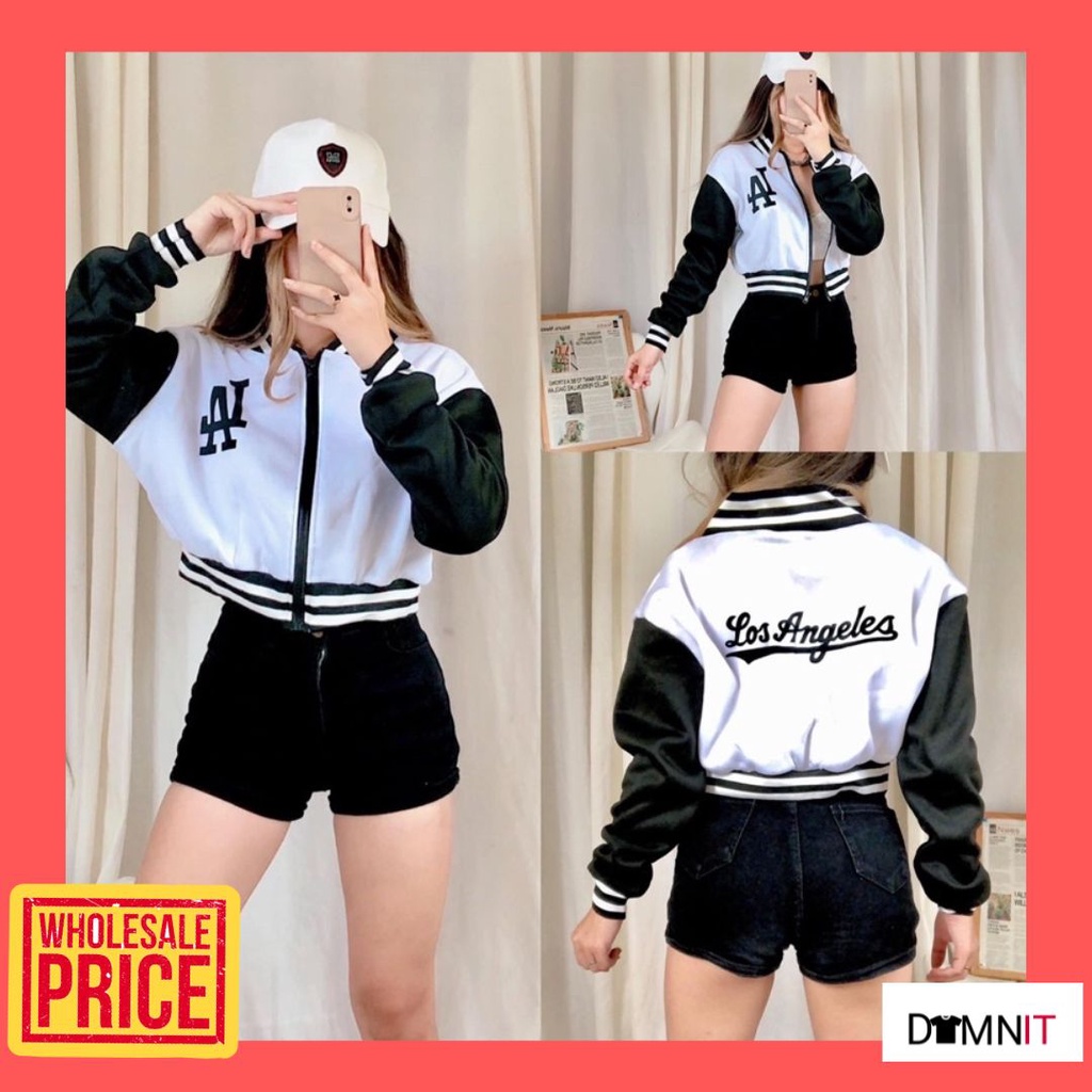 Crop top sale jacket shopee