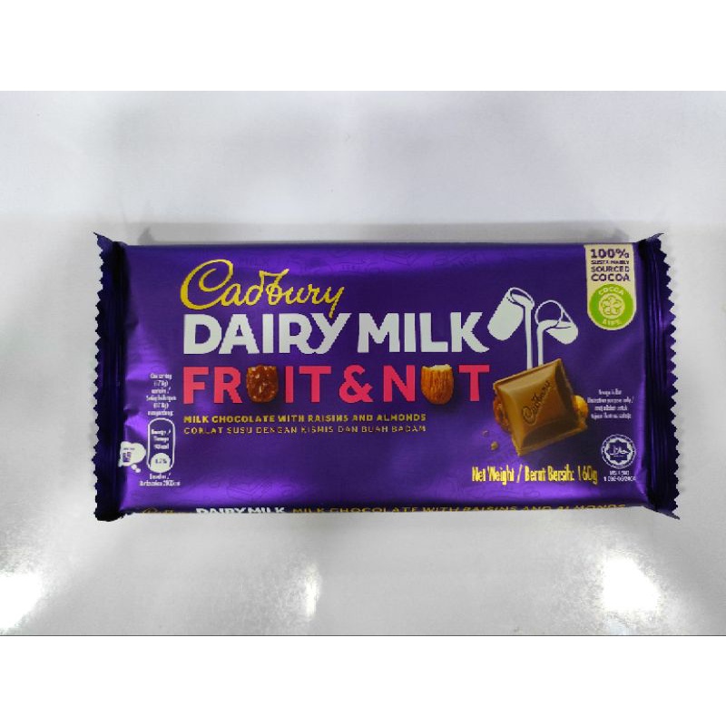 Cadbury Fruit n Nut 160g Shopee Philippines