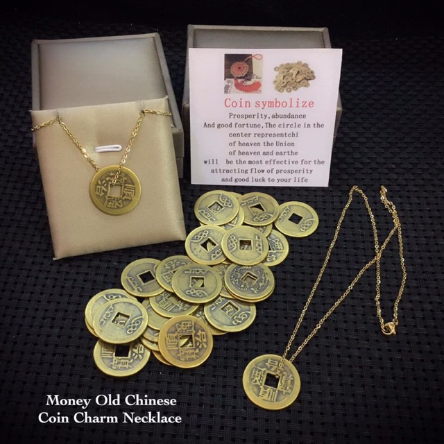 Chinese coin deals necklace meaning