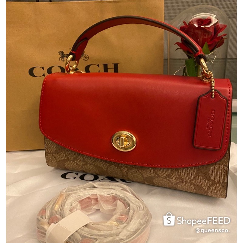 Coach signature best sale tilly satchel