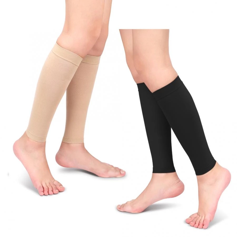 1 Pair Women and Men Calf Compression Socks To Prevent Varicose Veins ...