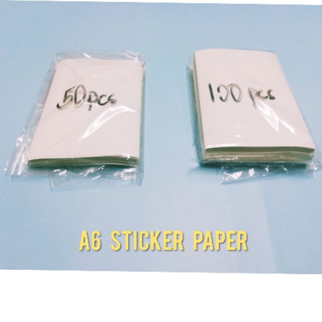 Sticker Paper A6 Waybills 100pcs Shopee Philippines 0991