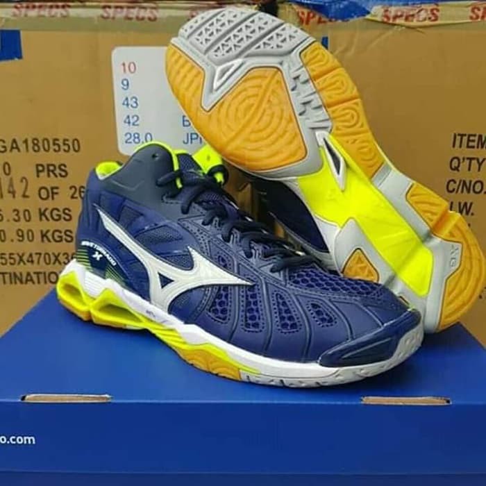 Mizuno WAVE TORNADO X MID BLUE DEPTHS WHITE Shoes For Women Shopee Philippines