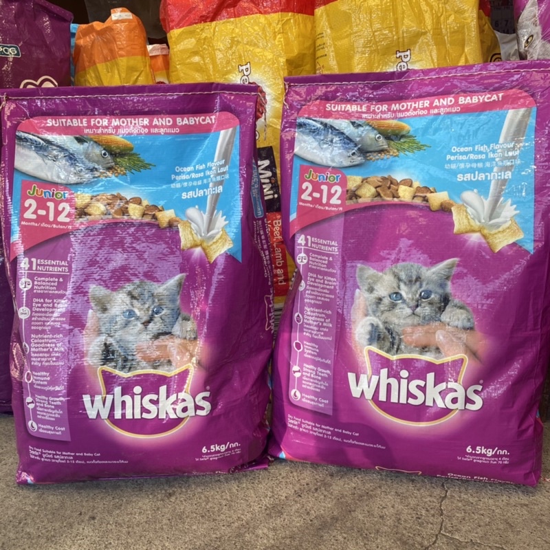 Whiskas Kitten Dry Food (For Mother and Kitten) packed Shopee Philippines