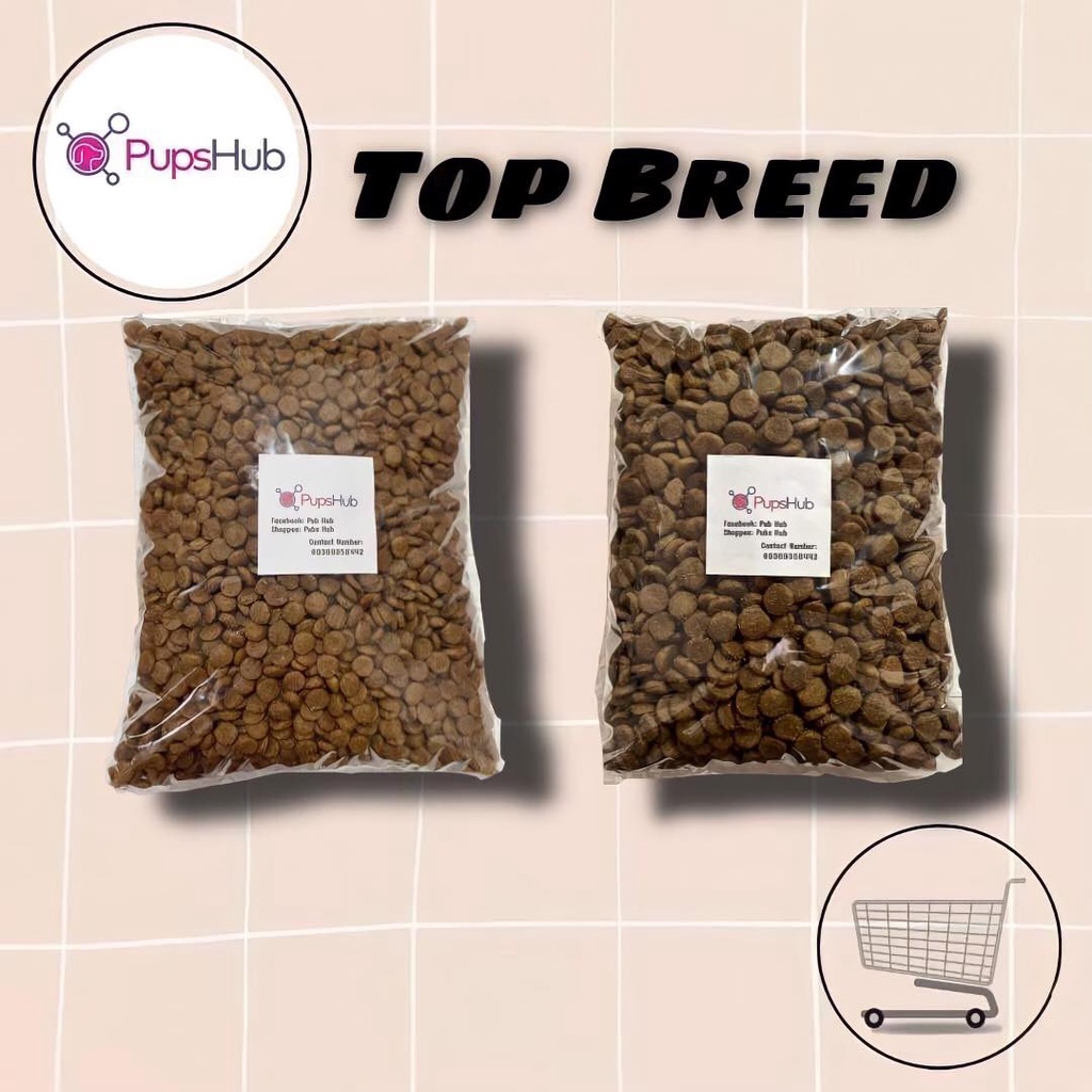 ☑﹍Top Breed Dog Food 1Kg Adult & Puppy Shopee Philippines