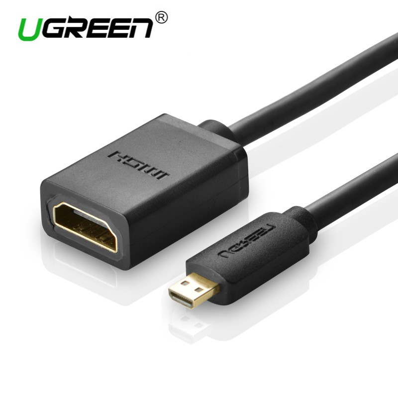 DataBlitz - UGREEN Micro HDMI Male To HDMI Male Cable 1.5m (Black)  (HD127/30102)