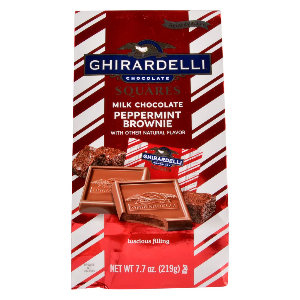 LTB GHIRARDELLI MILK CHOCOLATE PEPPERMINT BROWNIE 219g Shopee