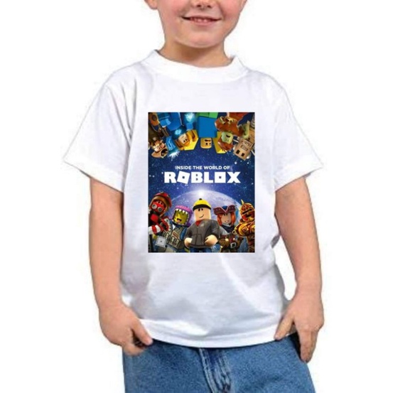 Sublimation Printing Roblox Design for Kids 1 to 12 Years Old White ...