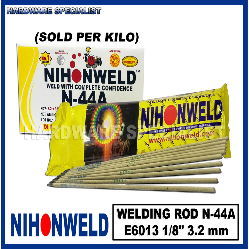 Welding Rod Nihonweld N44A E6013 1/8" 3.2 mm PRICE PER KILO Shopee Philippines