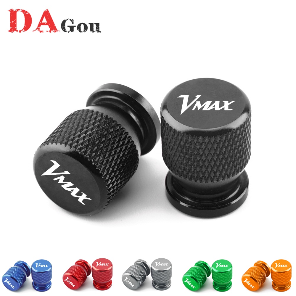 Motorcycle CNC Aluminum Valve Stem Caps - Airtight Tire Dust Covers For GSX-R Models, Black