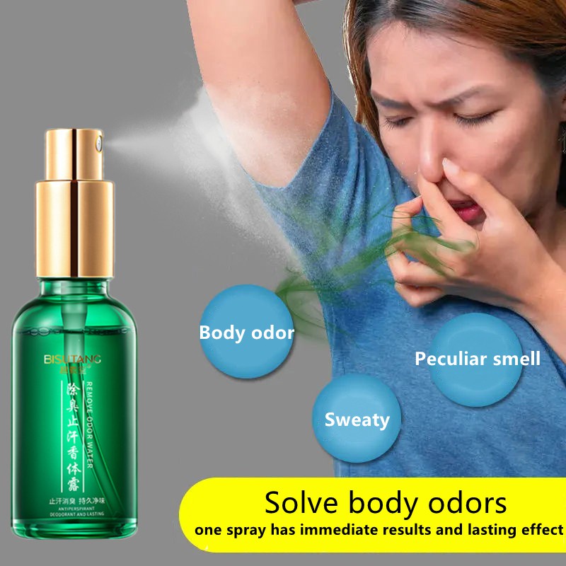 Antiperspirant Deodorant Spray Eliminate Body Odor Underarm Odor Fresh