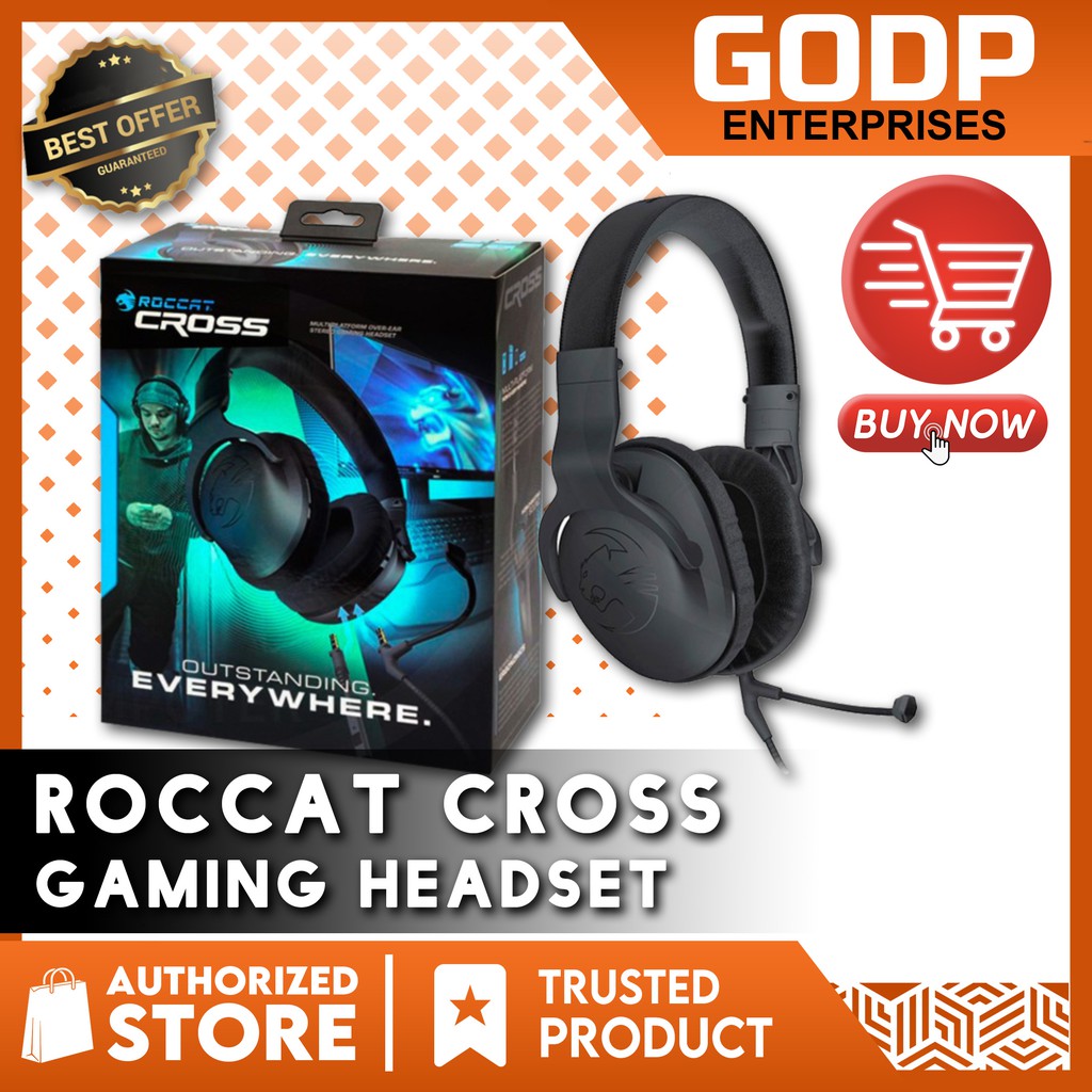 ROCCAT Roccat Cross Gaming Headset Shopee Philippines