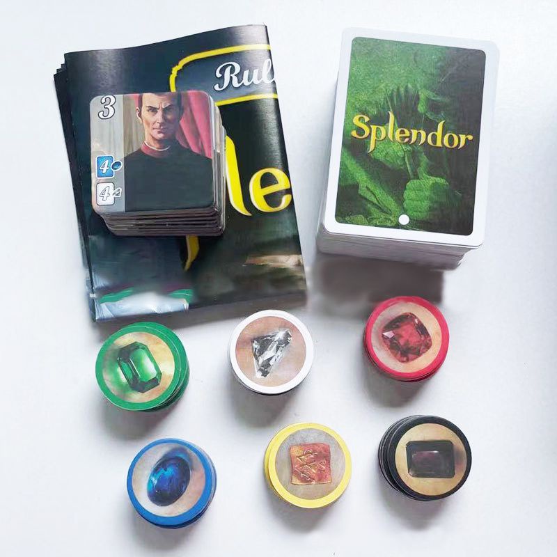 Board Game Splendor Full English Mini Version Elegant Party Playing ...