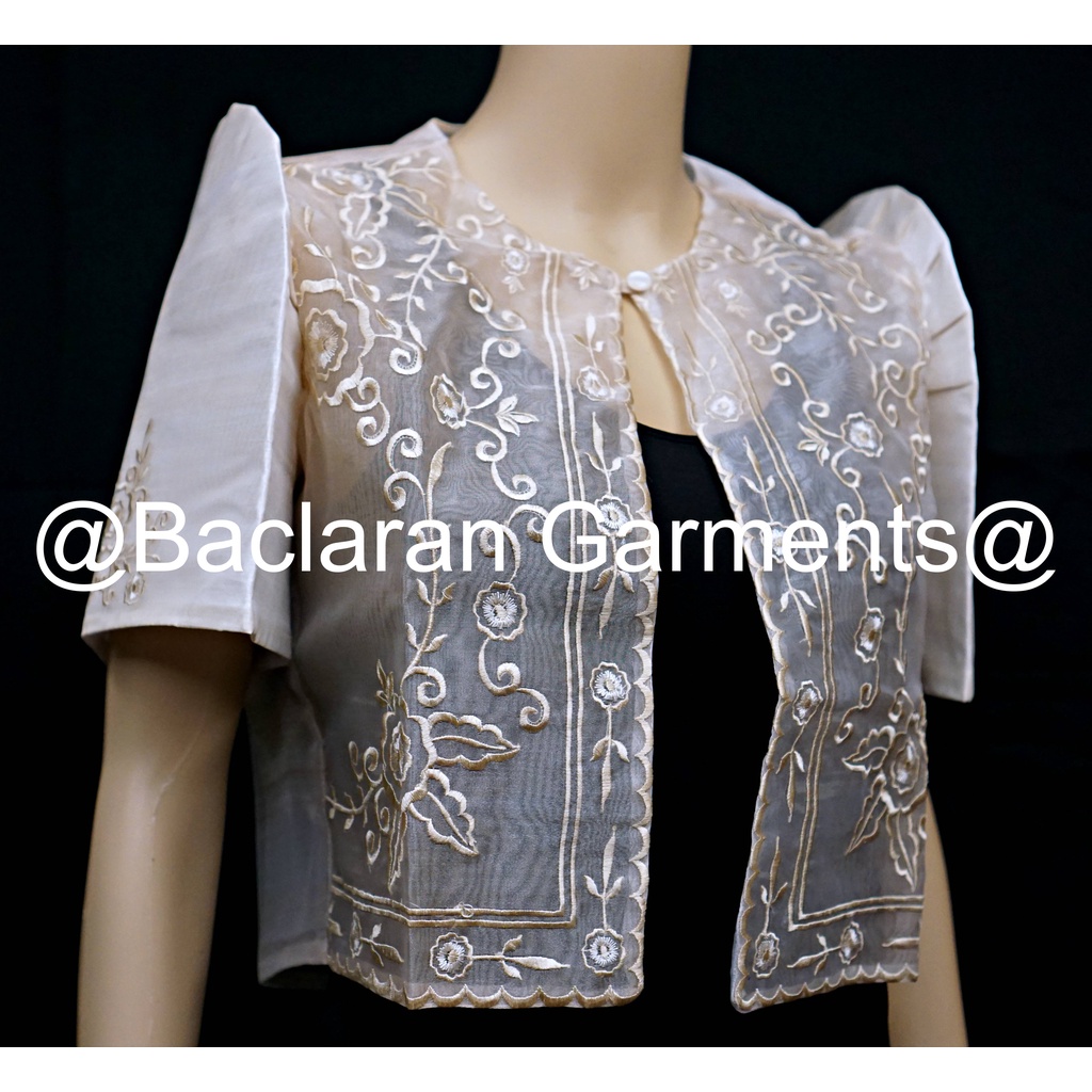 Filipiniana Bolero / Butterfly Sleeves Shopee Philippines