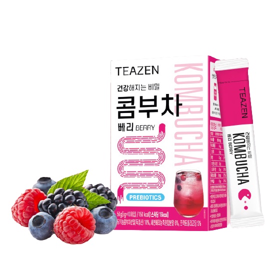 TEAZEN - Zitronen Kombucha Instant Probiotisches Teegetränk