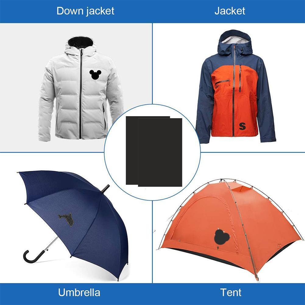 Iron on patch down jacket deals
