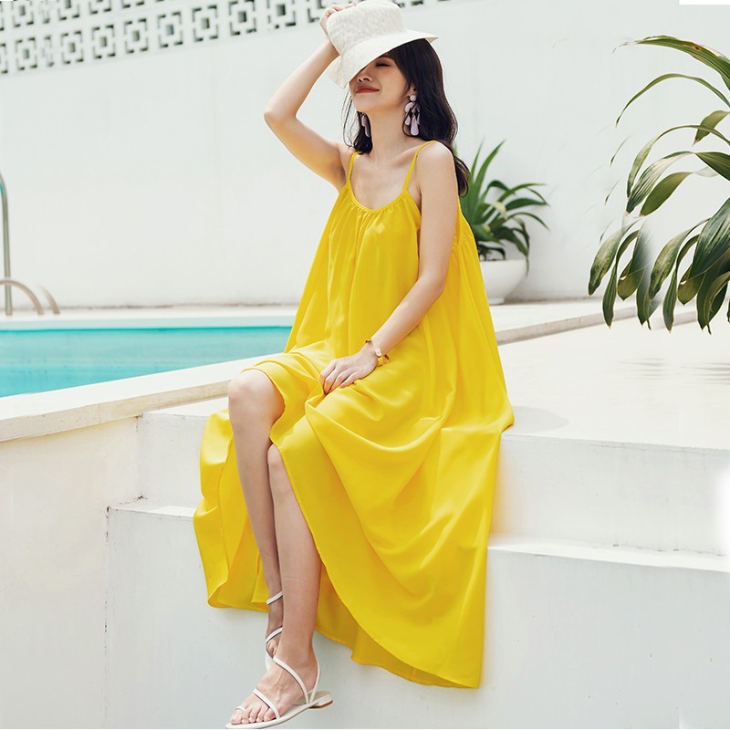 Chiffon maxi outlet dress beach