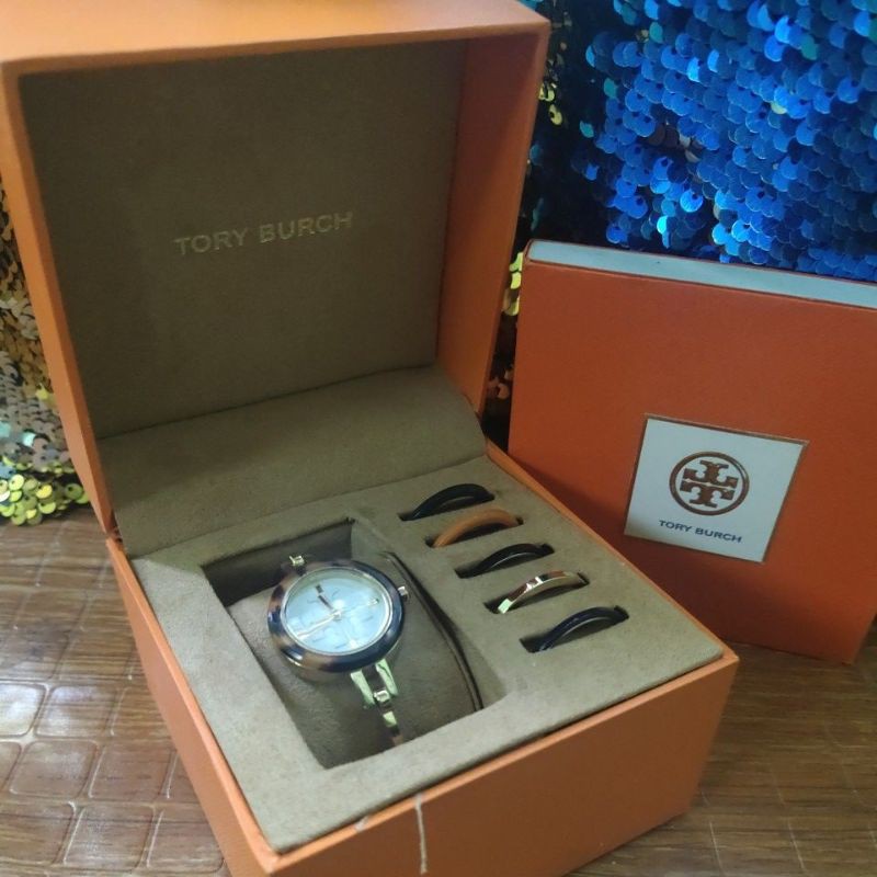 Tory Burch Gigi Bangle Watch Multicolored tone Shopee Philippines