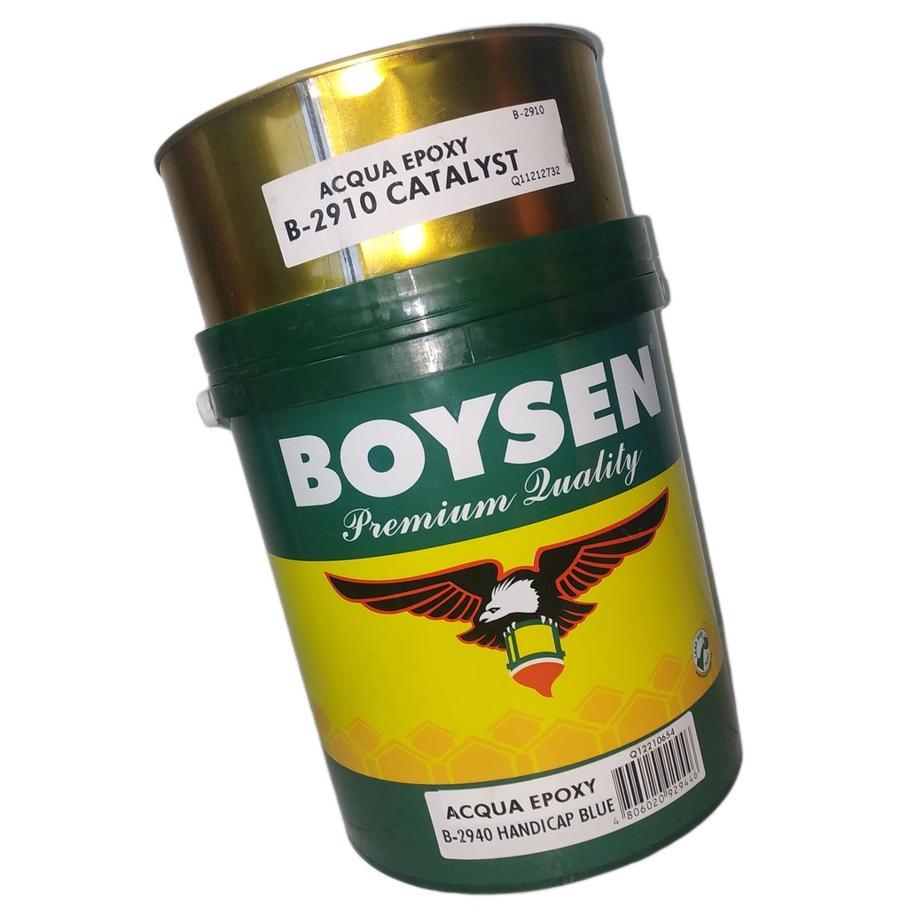 BOYSEN ACQUA EPOXY HANDICAP BLUE B-2940 WITH CATALYST B-2910 ( 1 GALLON ...