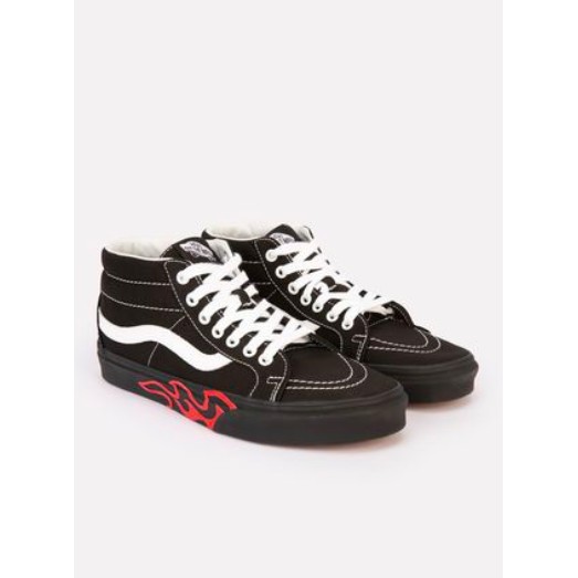 Vans on sale flame cut