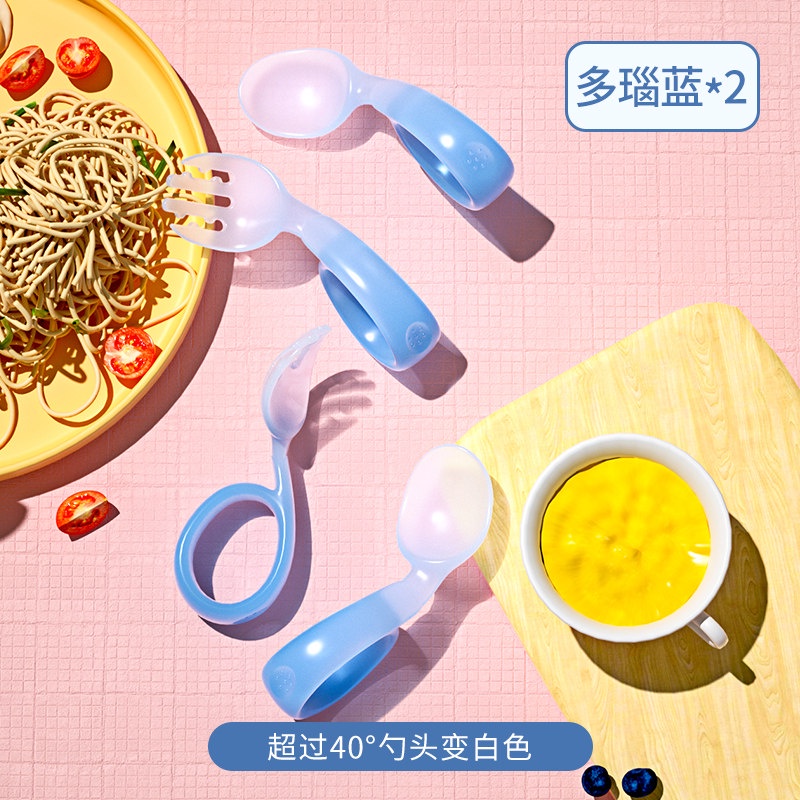 Free Shipping COD Baby spoon learn to eat training baby food supplement ...