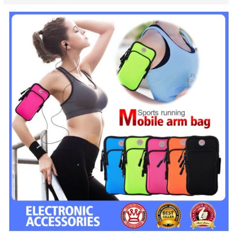 Universal Running Arm Bag Running Jogging Arm Package Pouch Bag Gym Fitness Phone Outdoor Bags Shopee Philippines