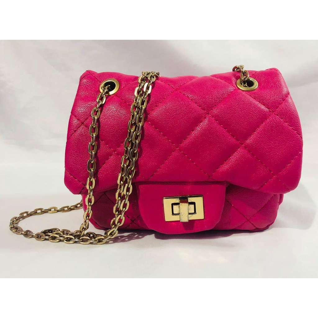 BRANDED MINI QUILTED SLING BAG (PRELOVED) Shopee Philippines