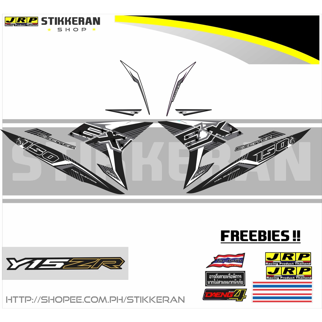 EXCITER 150 / SNIPER 150 / Y15ZR MALAYSIAN STOCK DECAL | Shopee Philippines