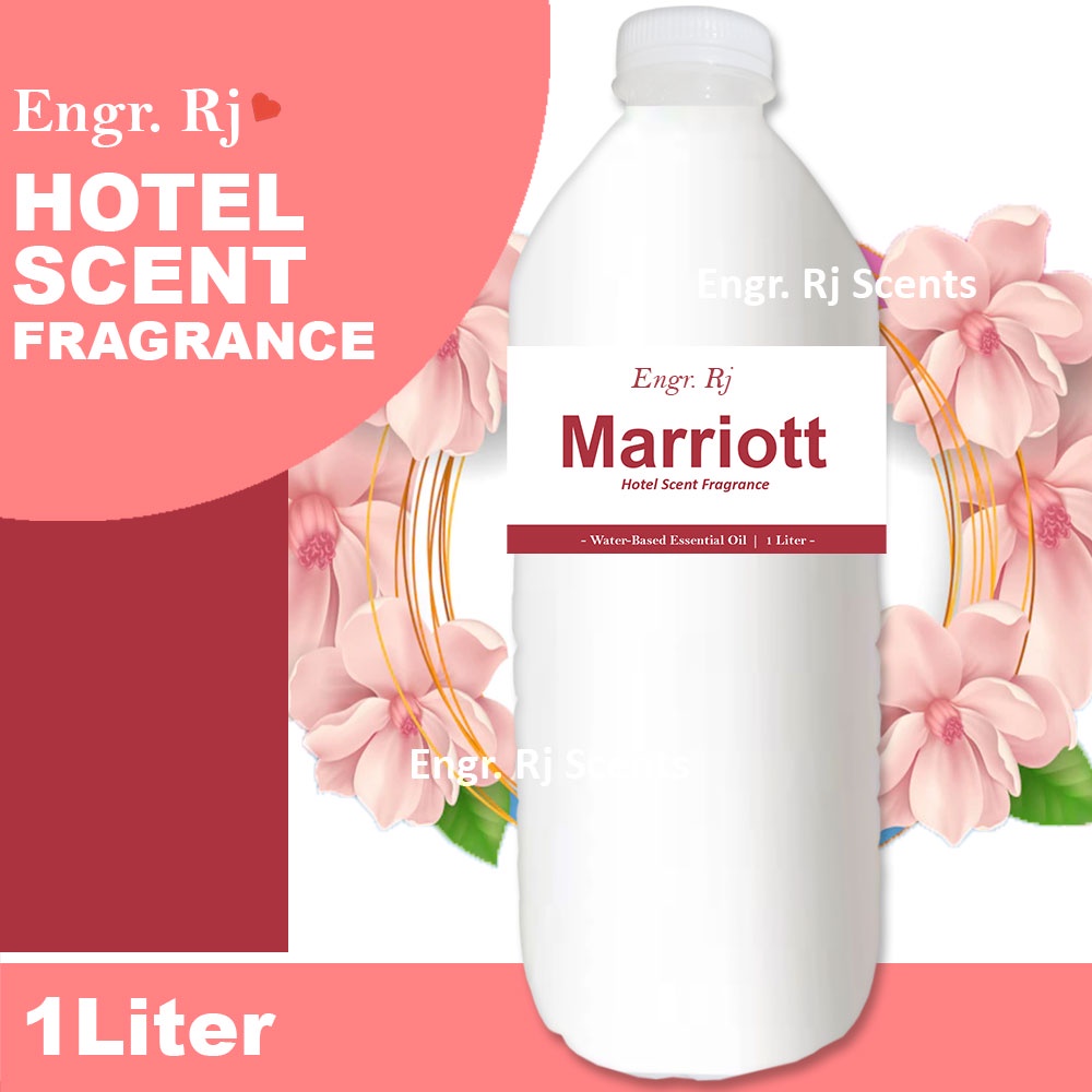 Engr. Rj MARRIOTT Premium Hotel Scents 1 Liter for Humidifier Diffuser