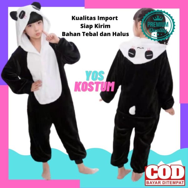 Cute Costume For Children Panda Import Sleepwear Cosplay Animal Animal ...