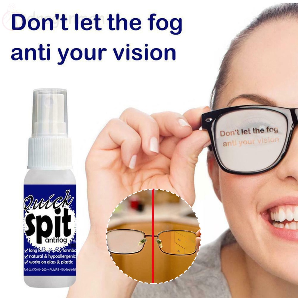 AntiFog Spray Eyeglass Lens Cleaner Long Lasting Defogger For Glasses