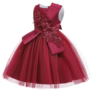 MQATZ Flower Girls Dress Birthday Ball Gown Kids Dresses Princess Dress ...