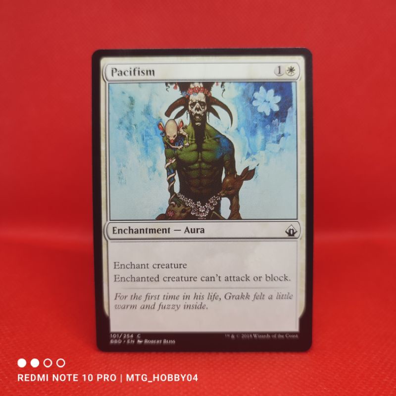 Pacifism - mtg card (c) | Shopee Philippines