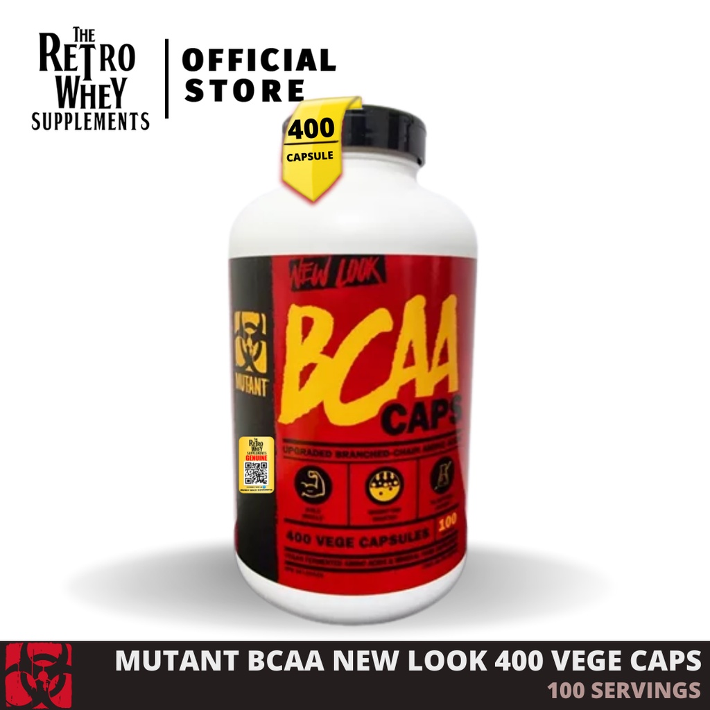 Mutant BCAA 400 Protein Synthesis Amino Energy Supplement NEW LOOK