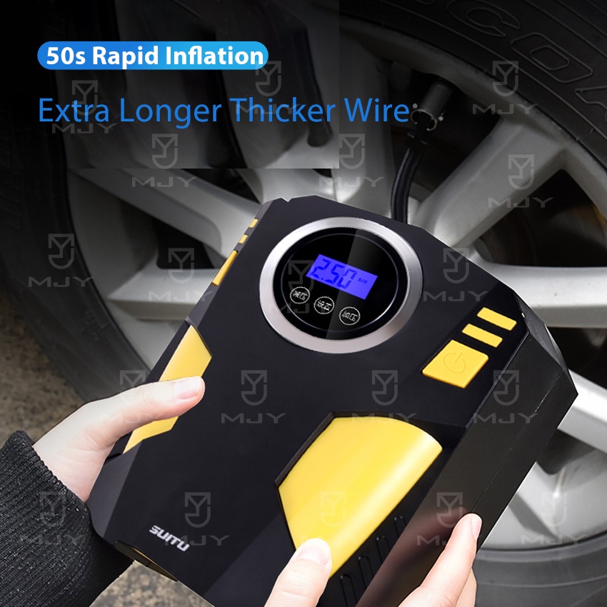 M Vehicle mounted inflation pump automobile tire portable inflation ...