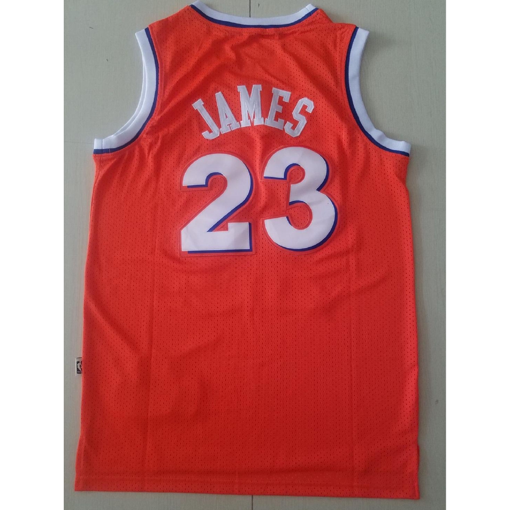 Lebron orange cavs jersey clearance