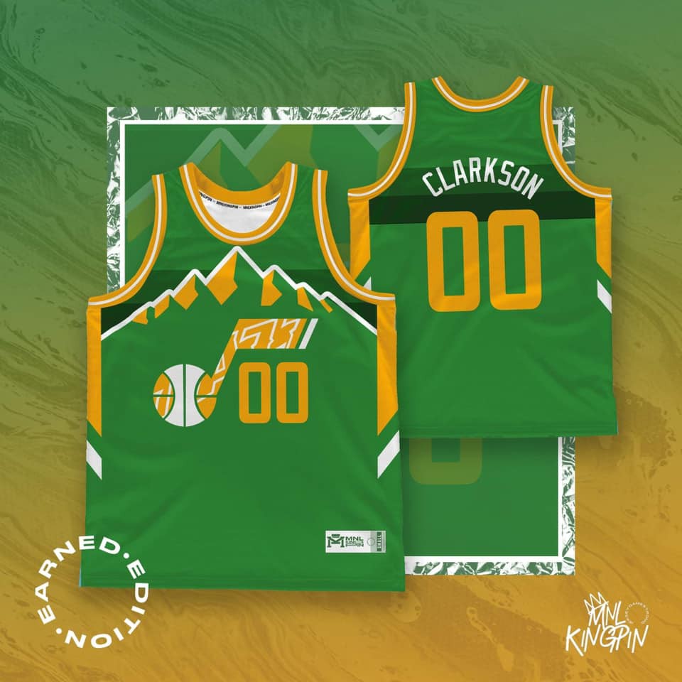 Utah jazz best sale green jersey