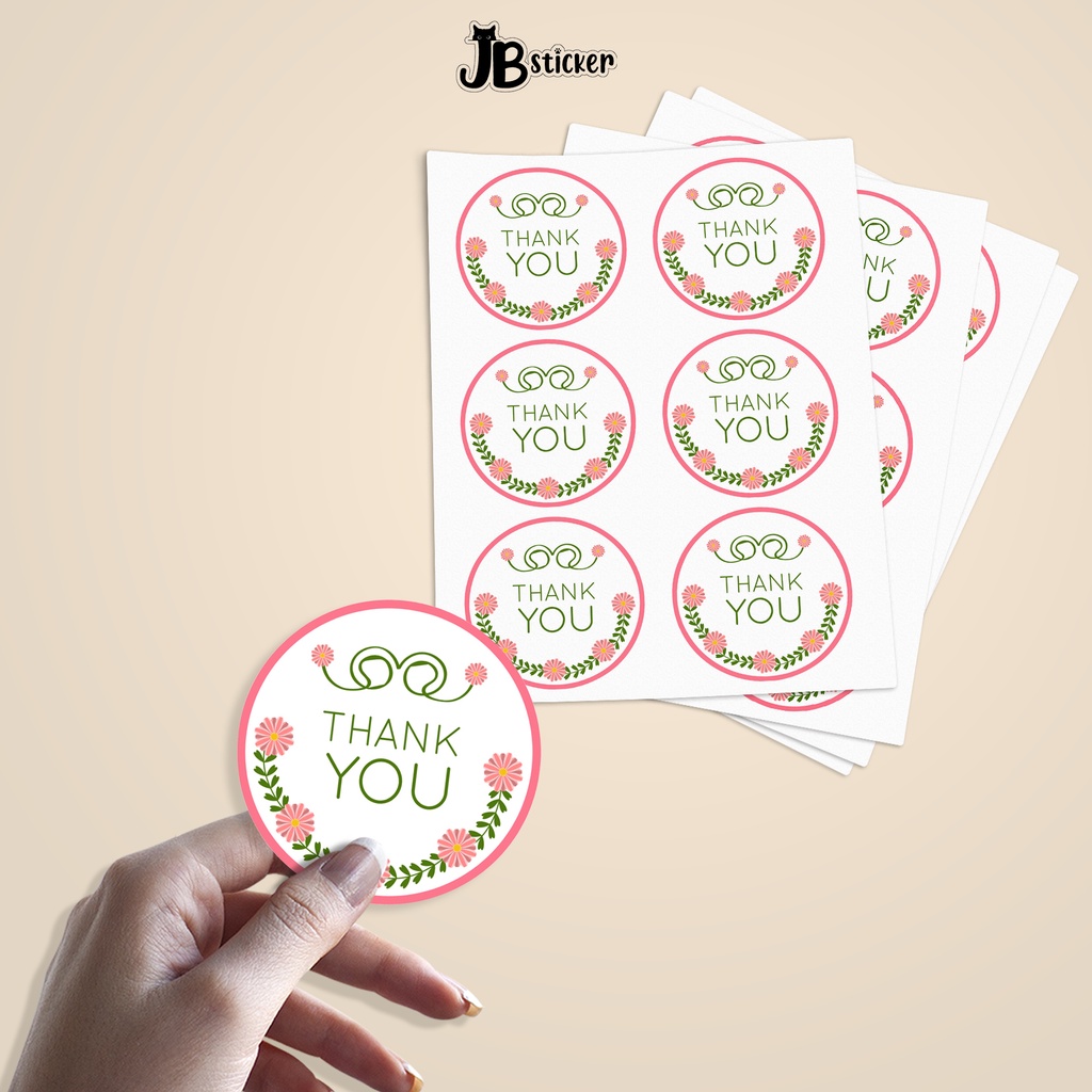 50pcs Thank you Sticker label, Packaging Labels, Product Stickers ...
