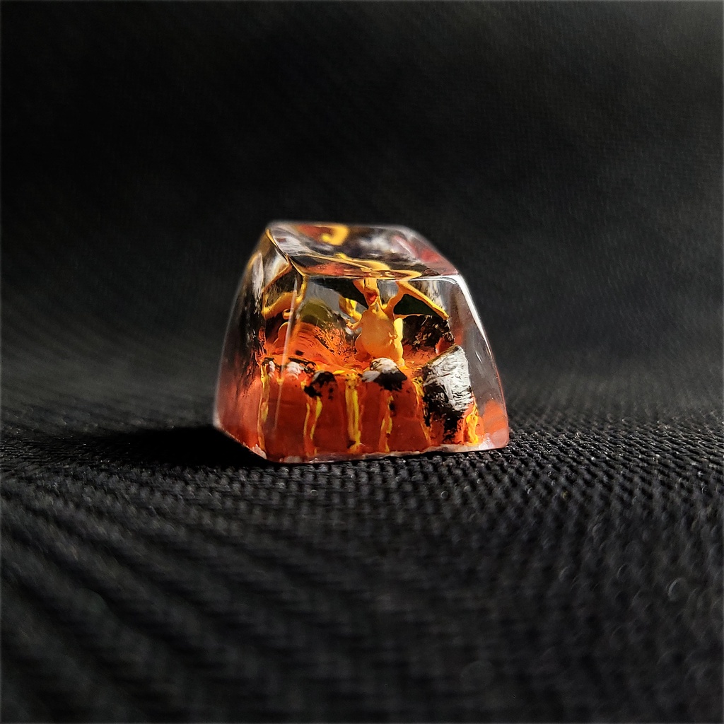 Mechanical keyboard buttons - Pokemon Charizard keycap - artisan keycap ...