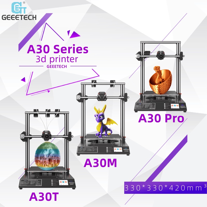 Geeetech fdm 3d Printer A30 Pro, A30M, A30T, large area320*320*420