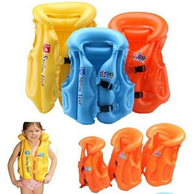 Safety Life Jacket Vest for Child Learn Swimming Floater | Shopee ...