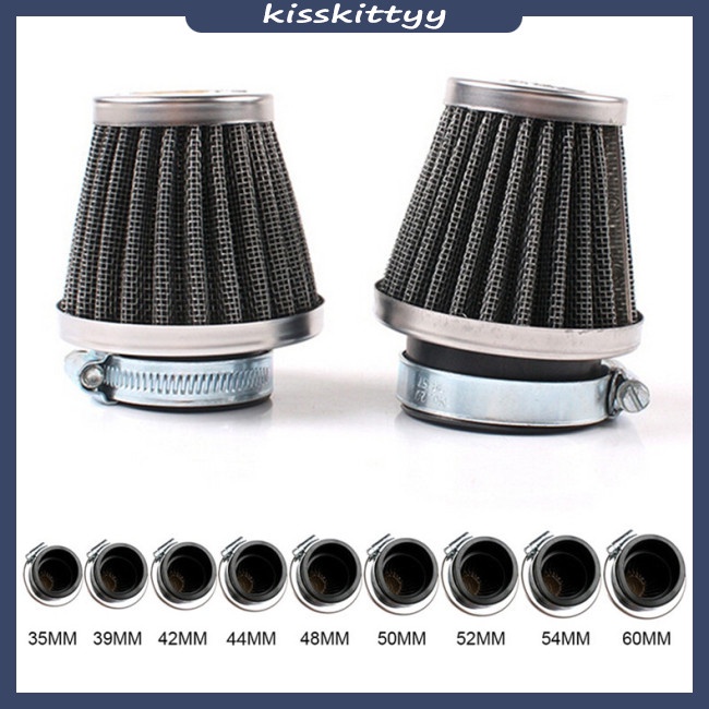 Kisskittyy Motorcycle Air Filter Mushroom Head Filters Universal 35mm