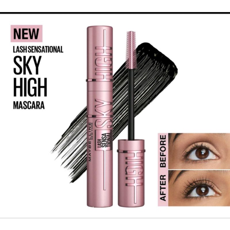 Maybelline USA Sky High Mascara 802 (8ml) + (Exp02/2025) Shopee