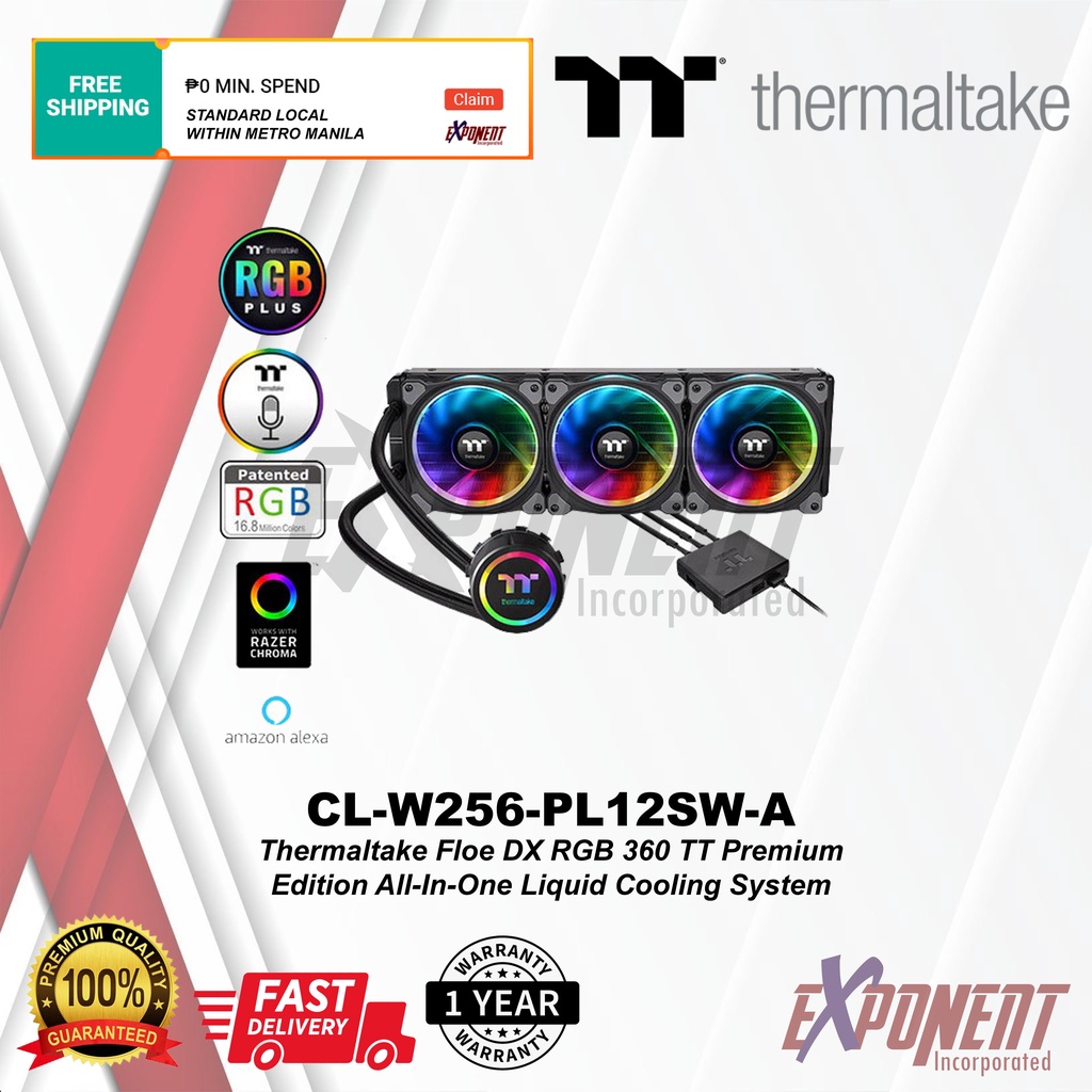 CL-W256-PL12SW-A - Thermaltake Floe DX RGB 360 TT Premium Edition All ...