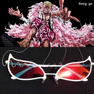 Votange Anime Doflamingo Glasses Funny One Piece Joker Alien Cosplay Anime  Sunglasses UV400