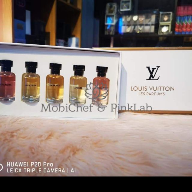 LV perfume Gift Set by Louis Vuitton set 5 in 1 Each 10 mL