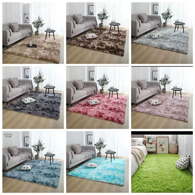 80 x 120cm Home Living Fluffy Rugs Shaggy Dining Room Floor Home ...
