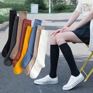 Women Long High Tube Socks Knee-Length Hosiery Thermal Lolita